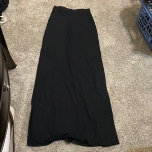 Extra small black express maxi skirt